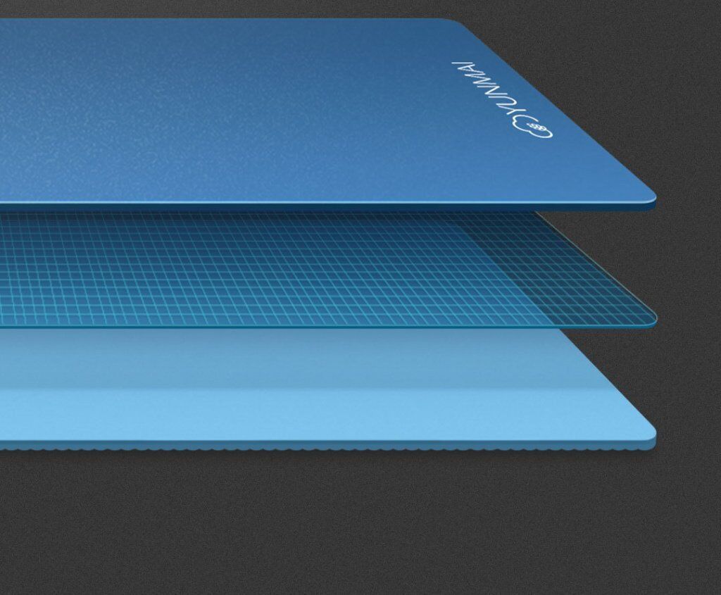 Трехслойная конфигурация коврика для йоги Xiaomi Yunmai Double-sided Yoga Mats