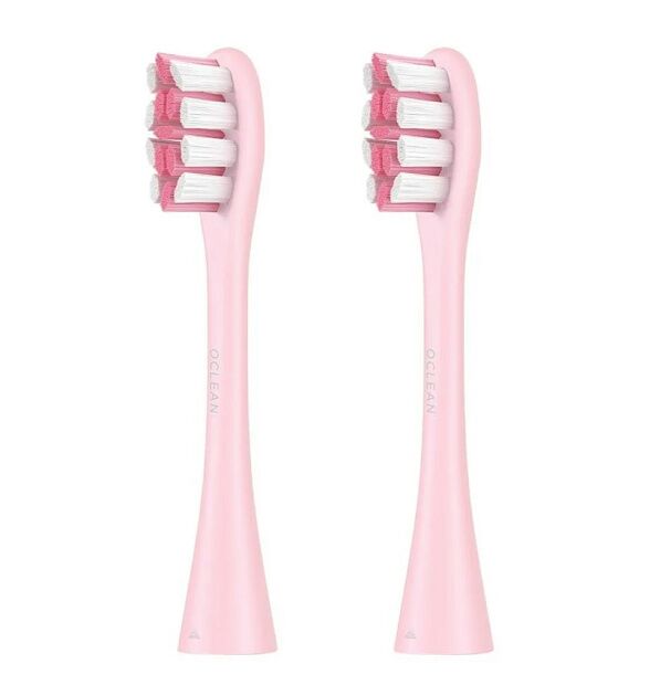 Сменные насадки для зубной щетки (2 шт) Oclean One Smart Sonic P3 (Pink/Розовый) - 1