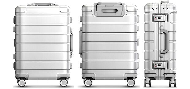 Чемодан Xiaomi metal suitcase 2 (Silver/Серебристый) - 2