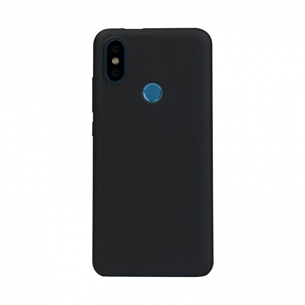 Силиконовый чехол для Xiaomi Mi A2/6X Silicone Case (Black/Черный) 