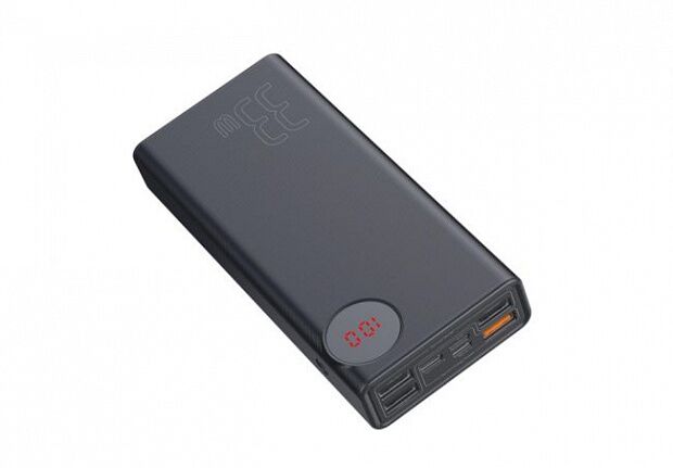 Внешний аккумулятор Baseus Mulight Quick Charge & Power Bank 33W 30000mAh PPMY-01 (Black) 