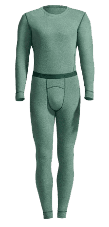 Мужская пижама Crab Secret Men's Thick And No Trace Warm Suit (Green/Зеленый) 