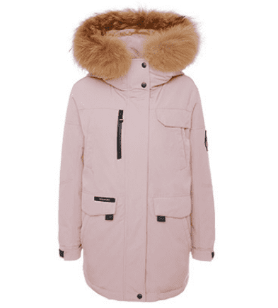 Куртка GoldFarm High Vatican Fur Collar Infrared Thermal Down Jacket (Pink/Розовый) - 1