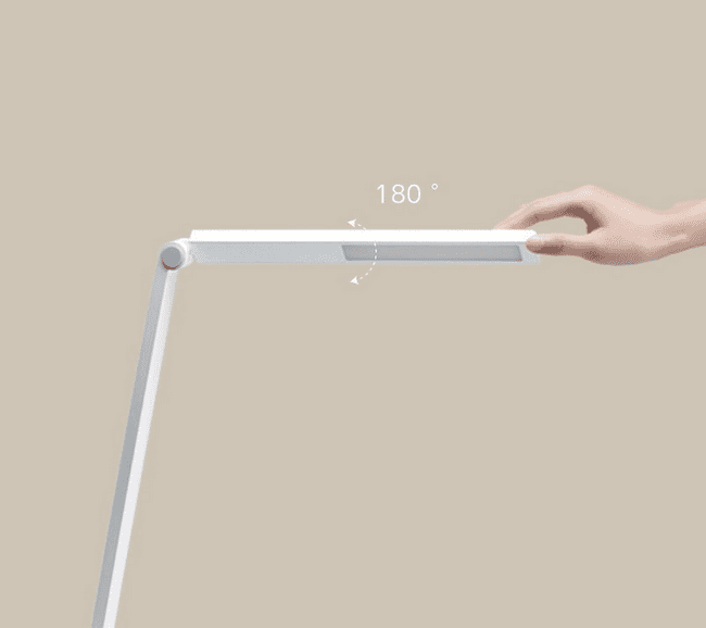 Угол поворота рассеивателя настольной лампы Xiaomi Mijia Table Lamp Lite 