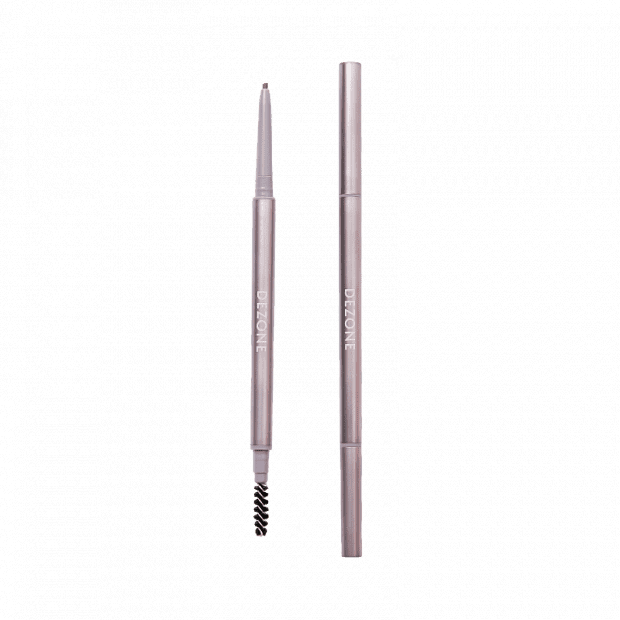Карандаш для бровей Xiaomi Dezone Slim And Delicate Double Eyebrow Pencil (Black/Черный) 