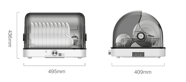 Стерилизатор посуды Xiaomi Viaomi Cleaning Cabinet (White/Белый) - 2